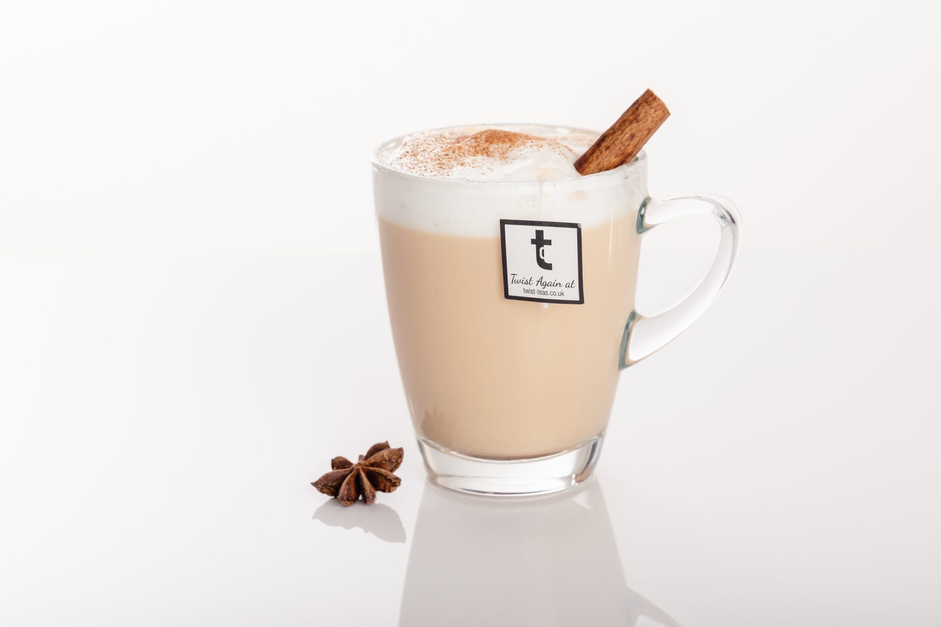 A TwentyFourSeven tea latte