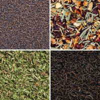 Loose leaf teas from the Best Sellers A5 Tasting Menu