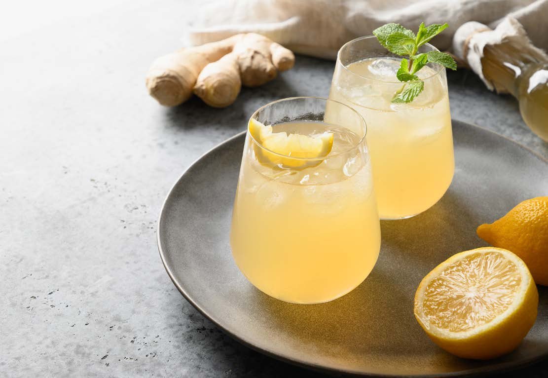 Lemon & Ginger Fizz