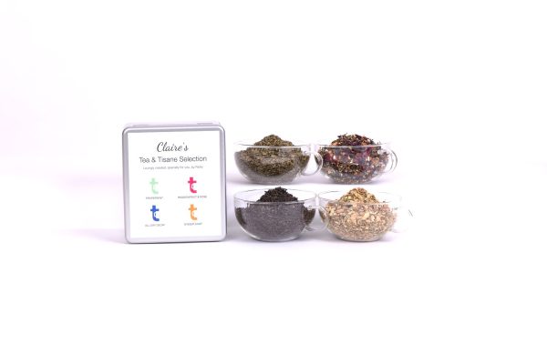 Personalised Four Section Caddy, loose leaf Personalised four section caddy with loose leaf blends