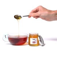 Jars of Pollards Farm honey
