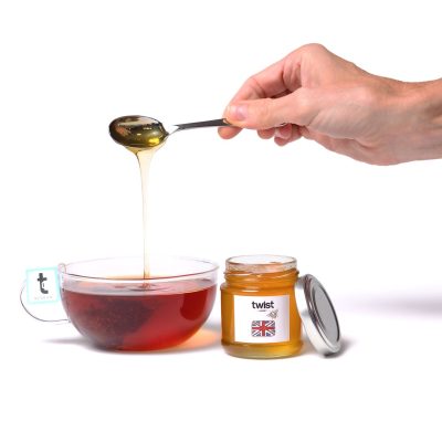 Jars of Pollards Farm honey