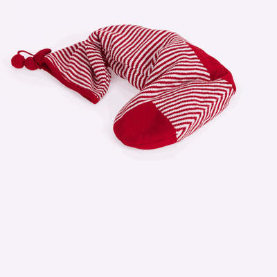 King Corgi hand-iced biscuits coming out of a striped Christmas stocking