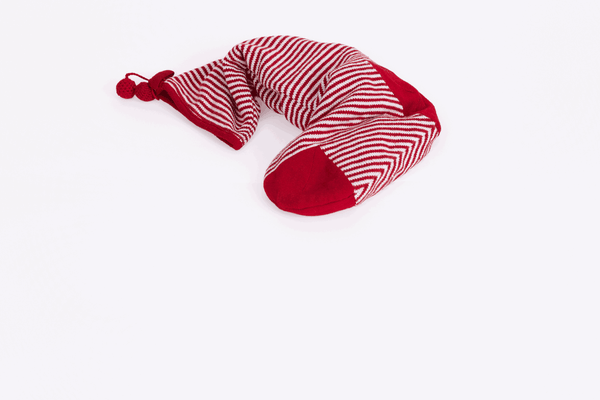 King Corgi hand-iced biscuits coming out of a striped Christmas stocking