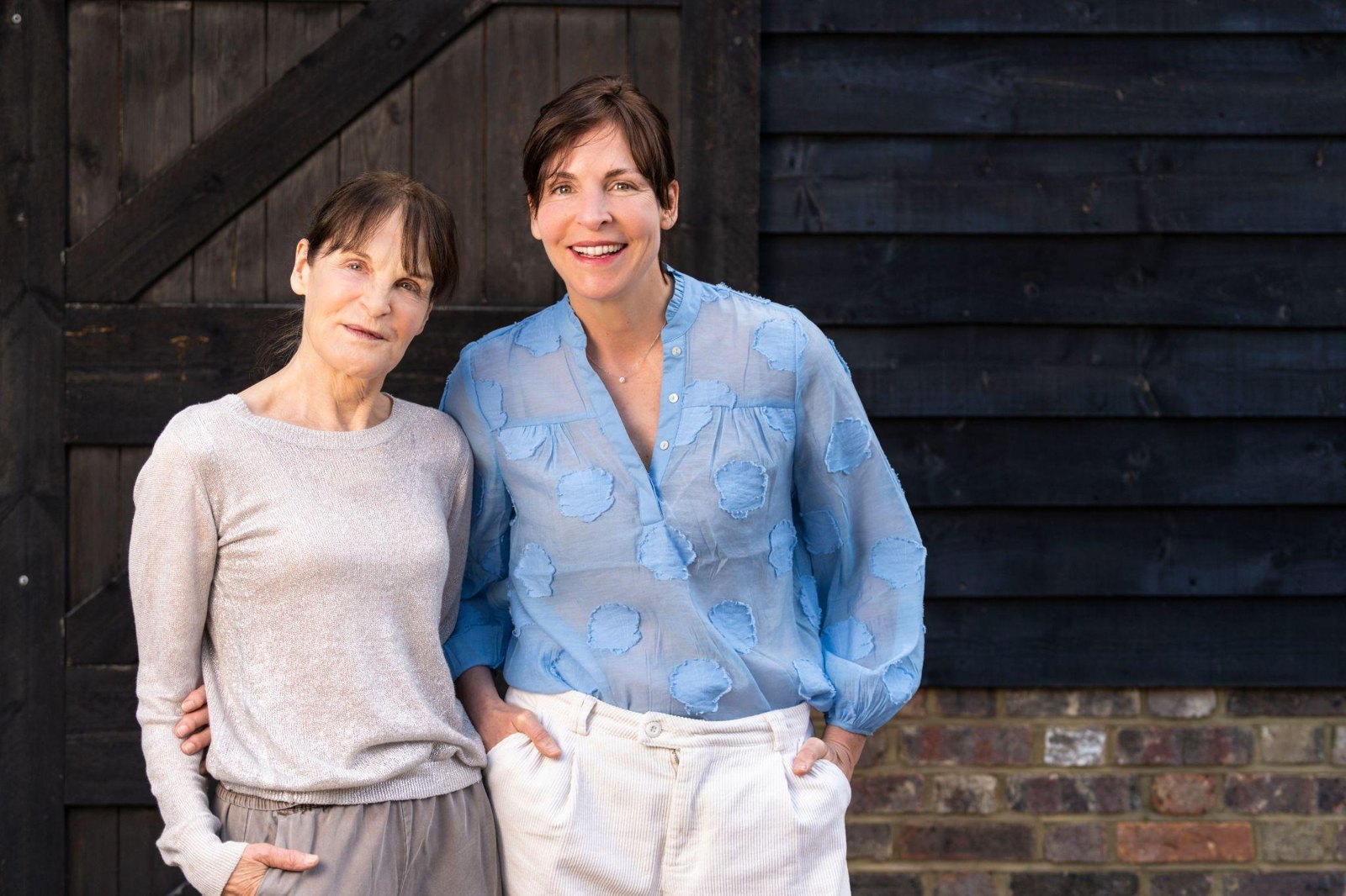 Nicky and Claire, the mother and daughter behind Twist Teas, at Pollards Farm